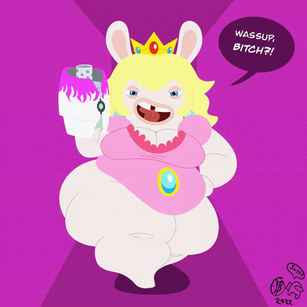 rabbidrabbid-peach