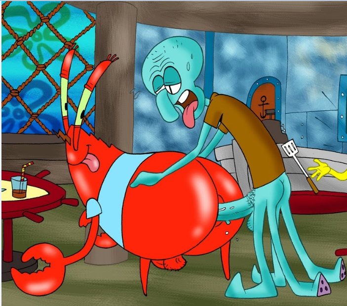 Big Ass Spongebob - mr krabs+spongebob squarepants (character)+squidward tentacles Big Ass  Hentai