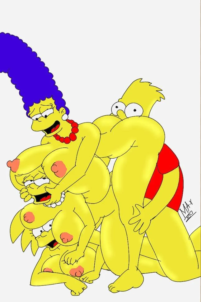 bart-simpsonlisa-simpsonmaggie-simpsonmarge-simpson