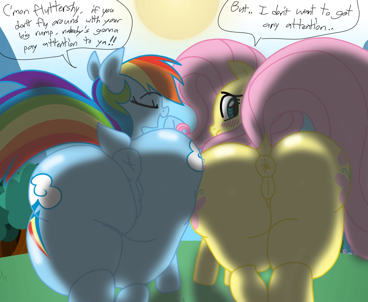 fluttershy-mlprainbow-dash-mlp