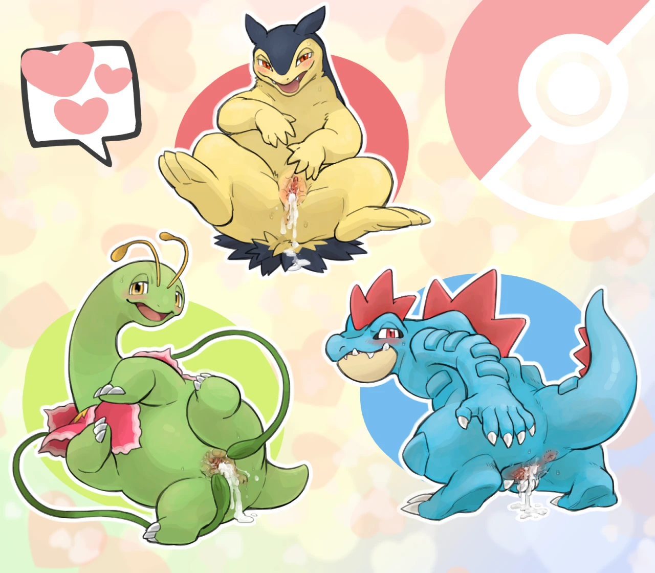 feraligatrmeganiumtyphlosion