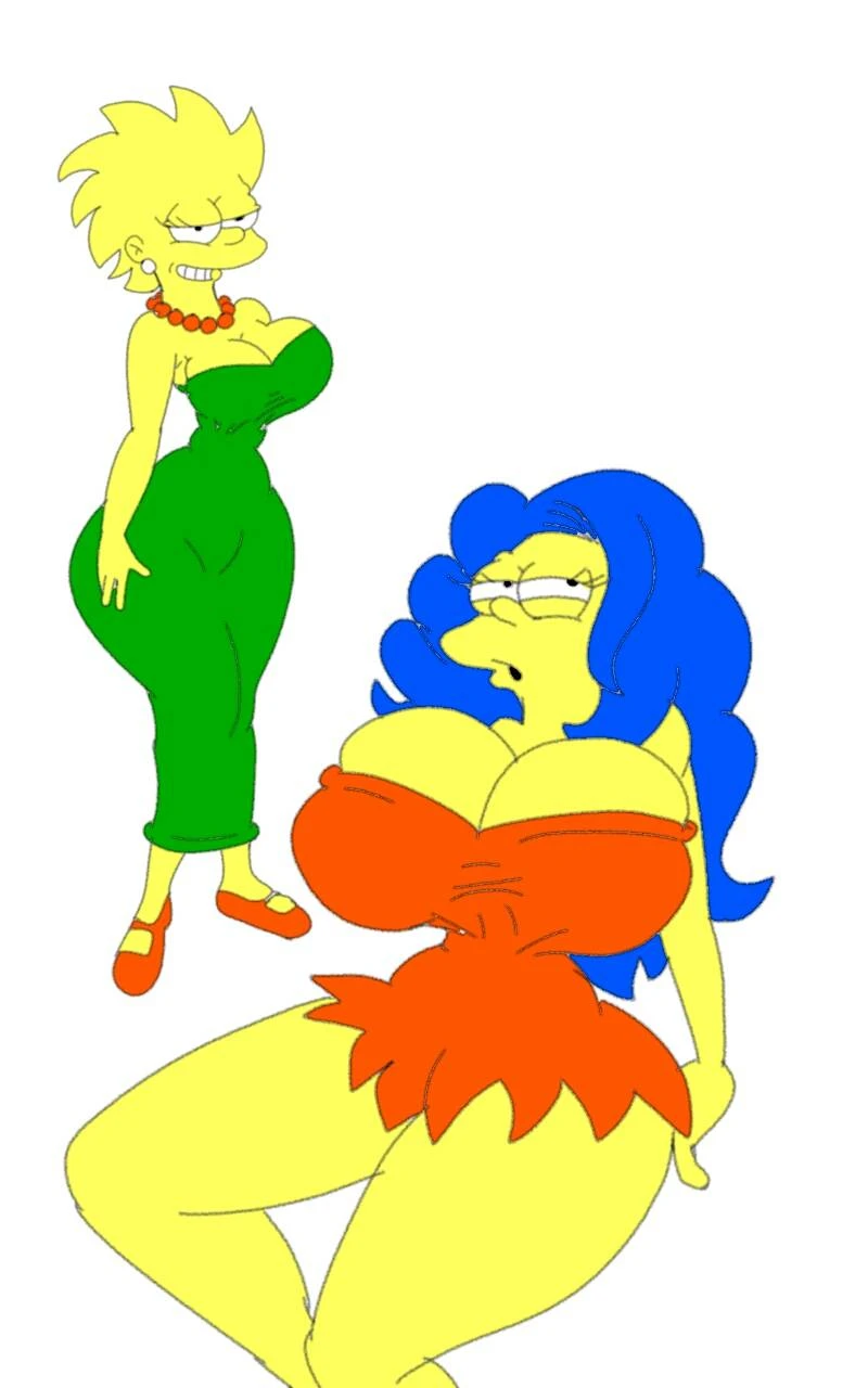 lisa-simpsonmarge-simpson