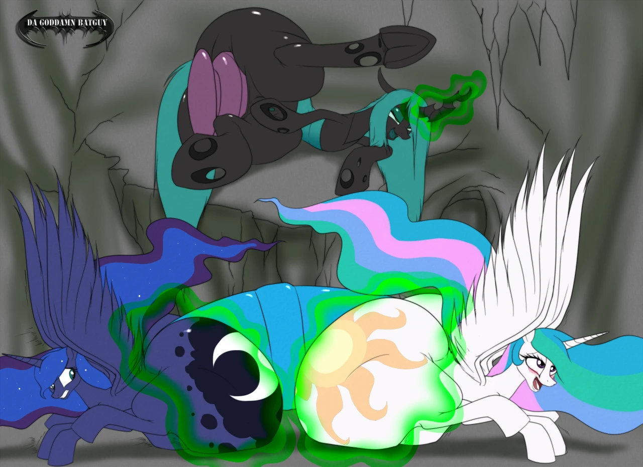 changelingprincess-celestia-mlpprincess-luna-mlpqueen-chrysalis-mlp
