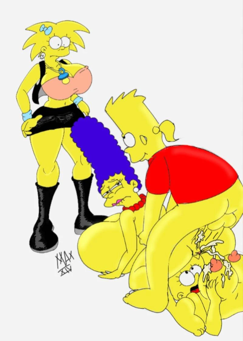 bart-simpsonlisa-simpsonmaggie-simpsonmarge-simpson