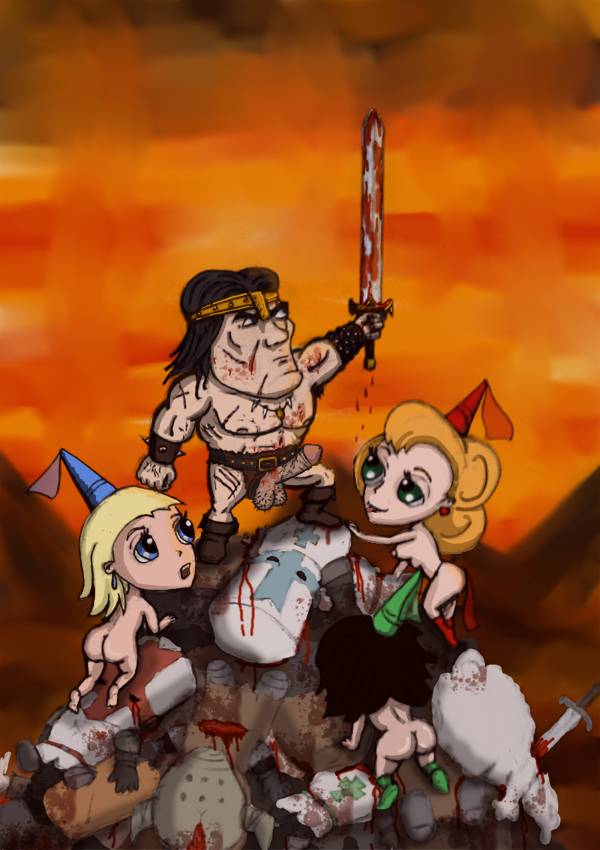 blue-knightblue-princess-castle-crashersconangreen-knightgreen-princessorange-knightred-knight-castle-crashersred-princess