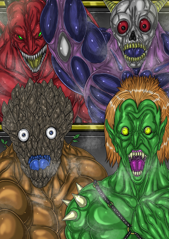 [BLACK SOUSAI STUDIO] QUEEN HEAVEN HELLS GATE Vol.5 メイVSゴーゴン編_043