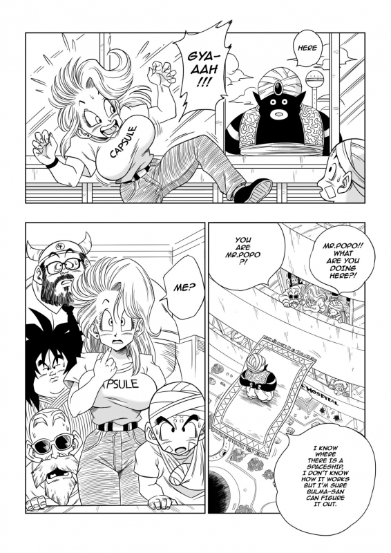 [YamamotoDoujin] Dagon Ball - Bulma meets Mr.Popo - Sex inside the Mysterious Spaceship!_02