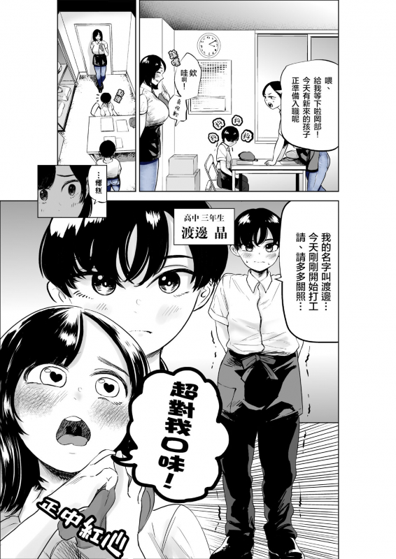 [takaya (Fukuhara Takaya)] Sekkyokuteki na Beit no Senpai no Hanashi 打工的前輩有夠主動 [Chinese] [S4LT]_04