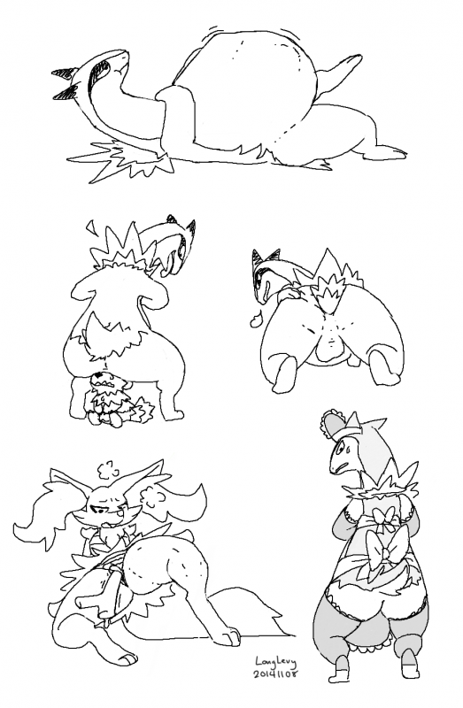 goodra+joltik+lopunny+servine+skuntank+snivy+stunky