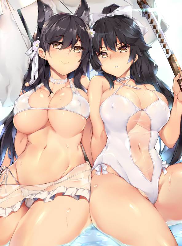 atago (azur lane)+takao (azur lane)