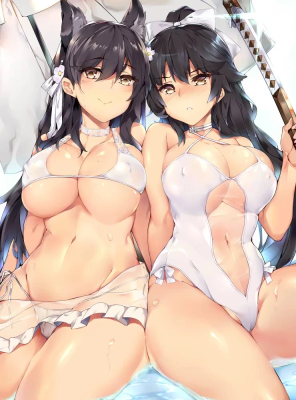 atago (azur lane)+takao (azur lane)