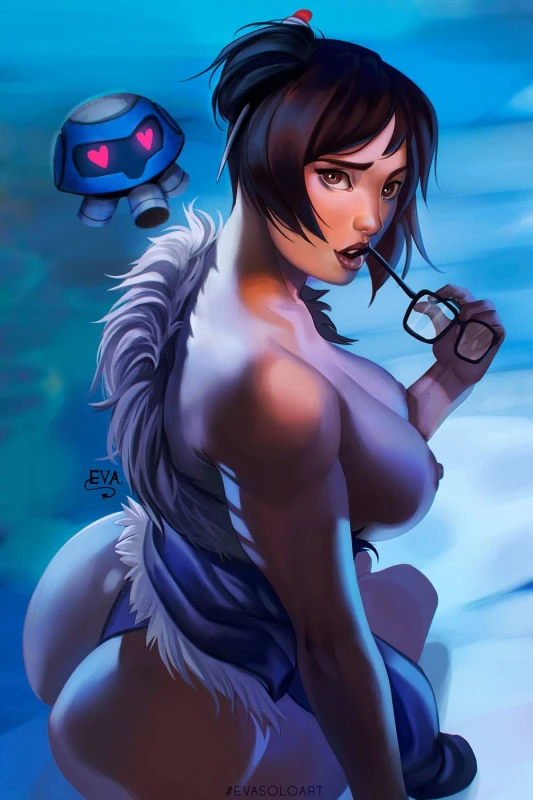 mei (overwatch)+snowball (overwatch)