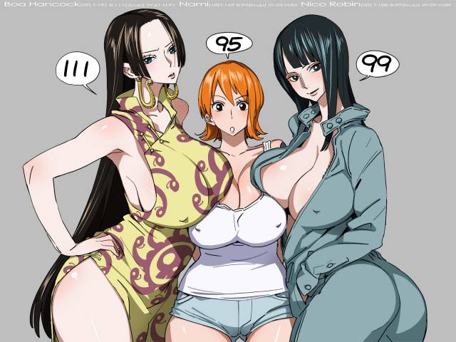 boa hancock+nami+nico robin