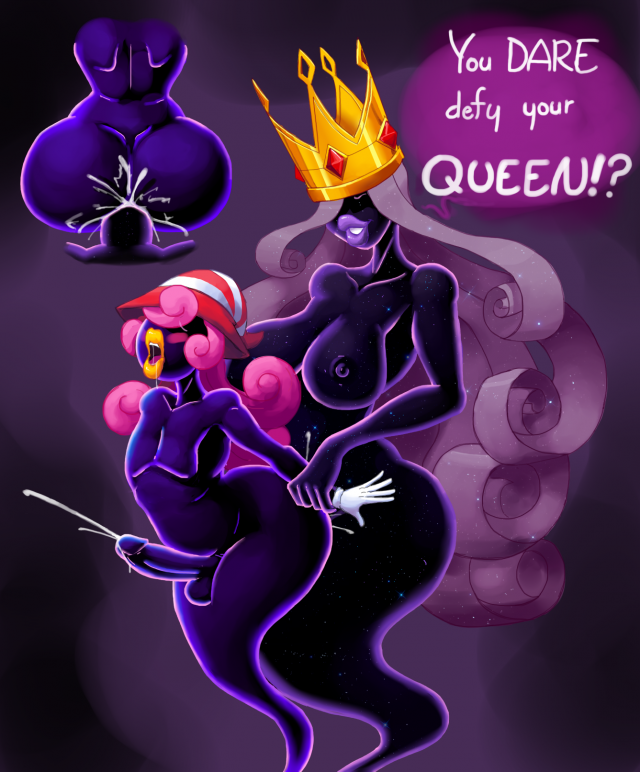 shadow queen+shadow siren+vivian+vivian (paper mario)