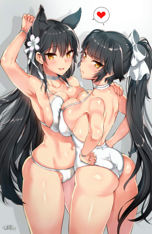 atago (azur lane)+takao (azur lane)