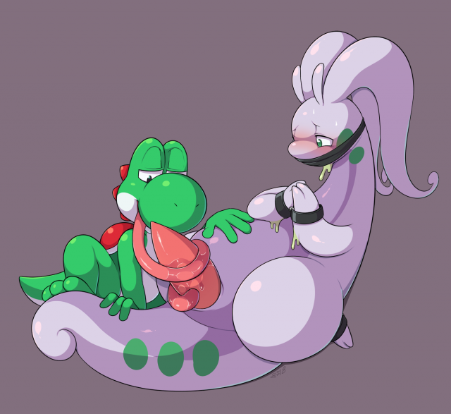 goodra+mario bros+yoshi