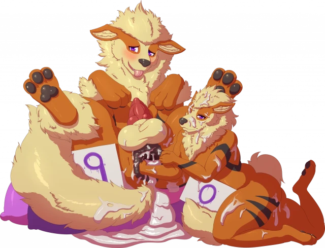 arcanine+arcy the arcanine