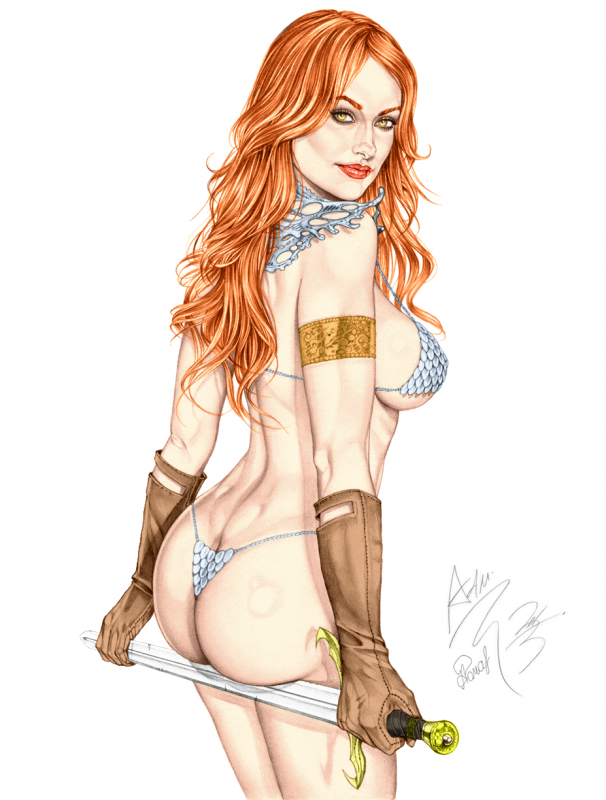 model+olivia wilde+red sonja