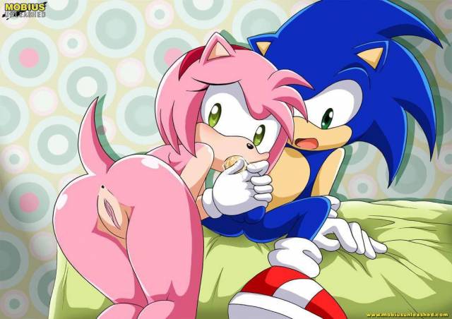 amy rose+sonic the hedgehog