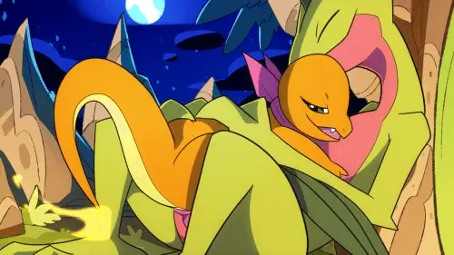 charmander+grovyle