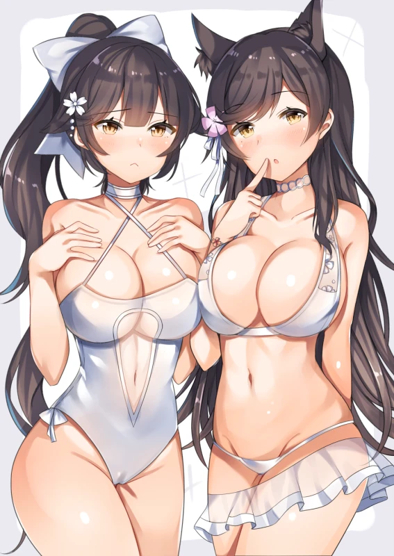atago (azur lane)+takao (azur lane)