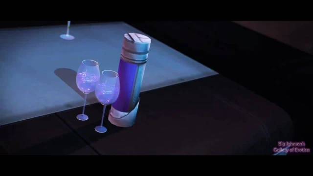 asari+commander shepard+femshep+liara t'soni