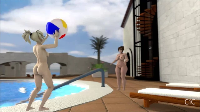 mei (overwatch)+mercy+tracer