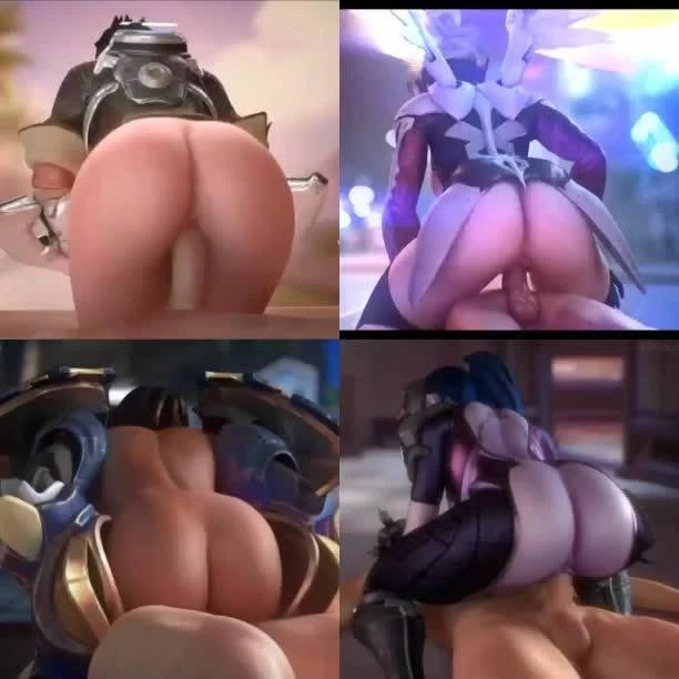 mercy+pharah+tracer+widowmaker