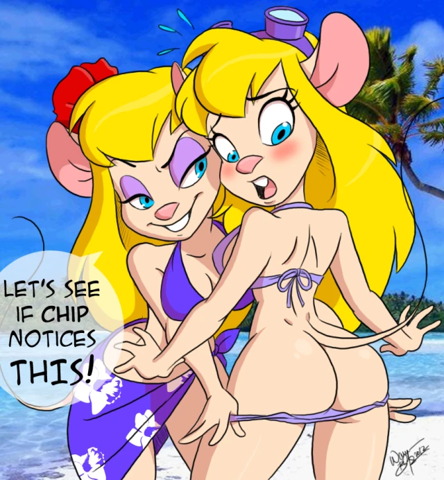 gadget hackwrench+lahwhinie (chip 'n dale rescue rangers)