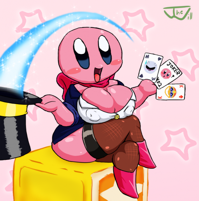 kirby+magic kirby