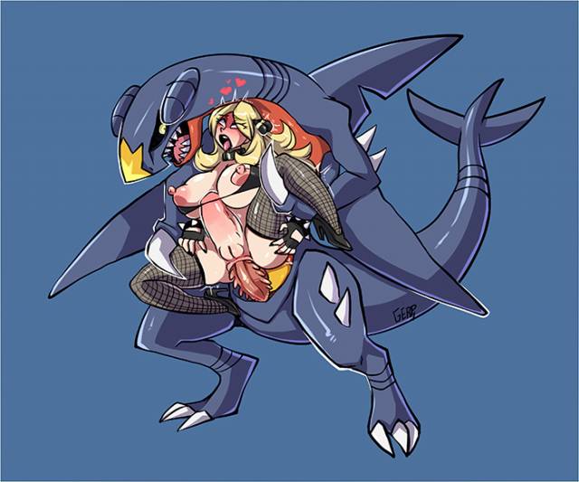 cynthia (pokemon)+garchomp