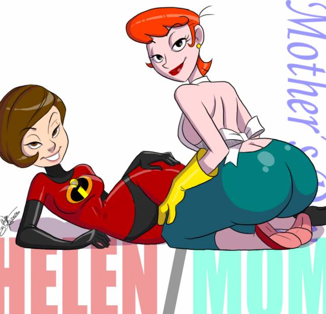 dexter's mom+helen parr