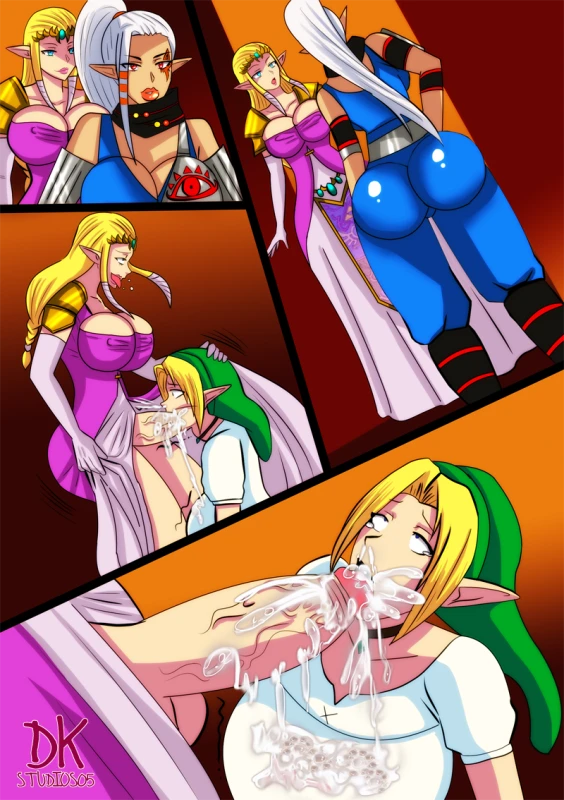 impa+link+princess zelda