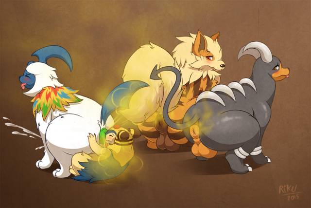 absol+arcanine+houndoom+typhlosion