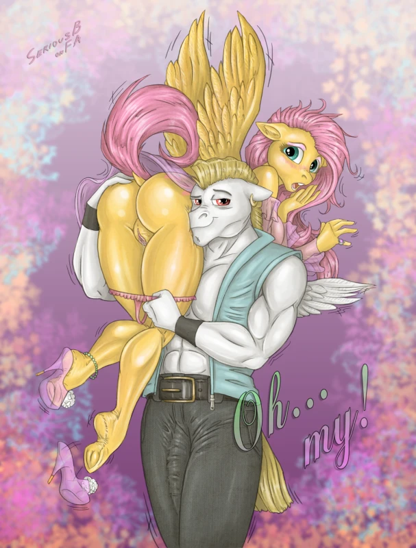 bulk biceps+fluttershy (mlp)