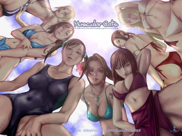 anna williams+christie monteiro+emilie de rochefort+julia chang+kazama asuka+ling xiaoyu+nina williams