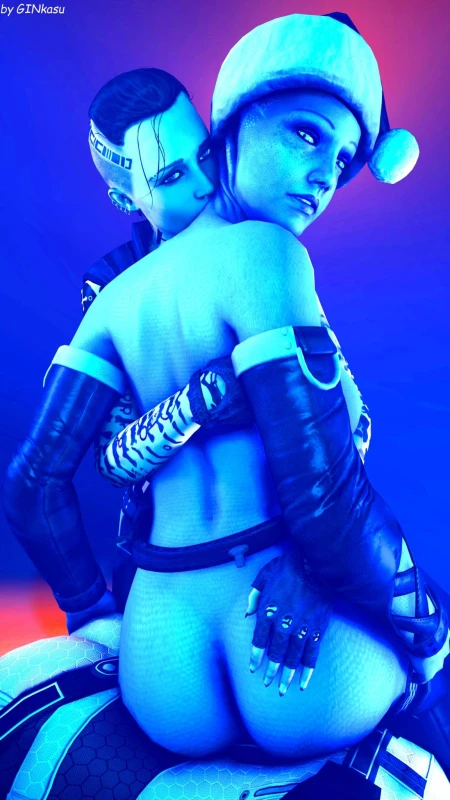 jack+liara t'soni+miranda lawson