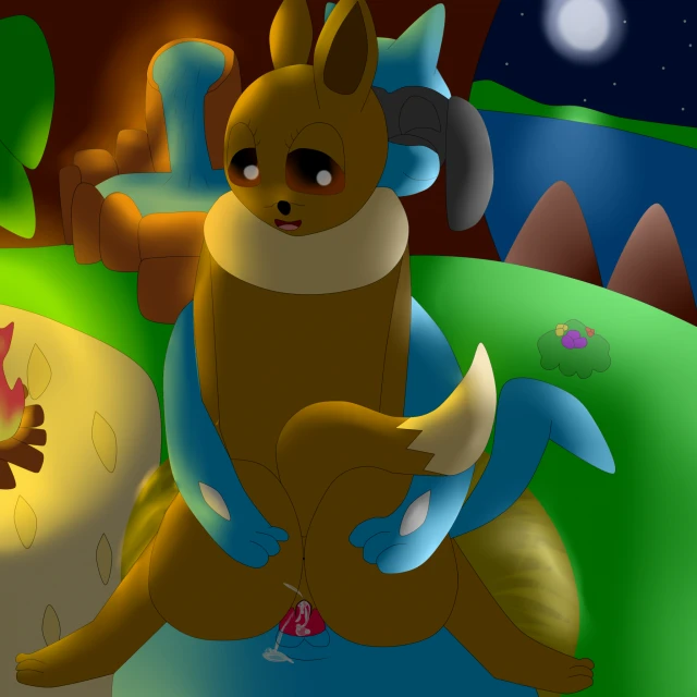 eevee+riolu