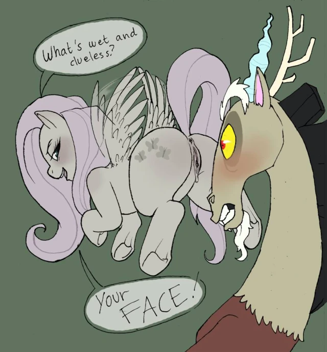 discord (mlp)+fluttershy (mlp)