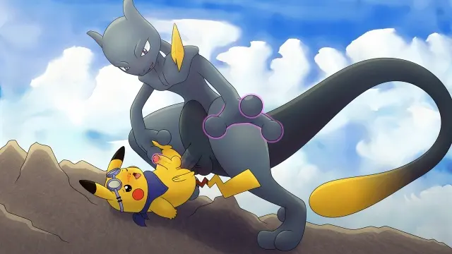 mewtwo+pikachu+shadow mewtwo