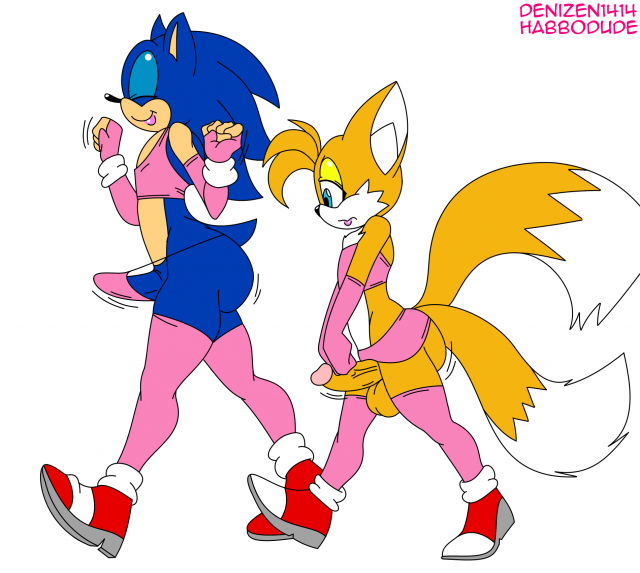 miles prower+sonic the hedgehog+tails