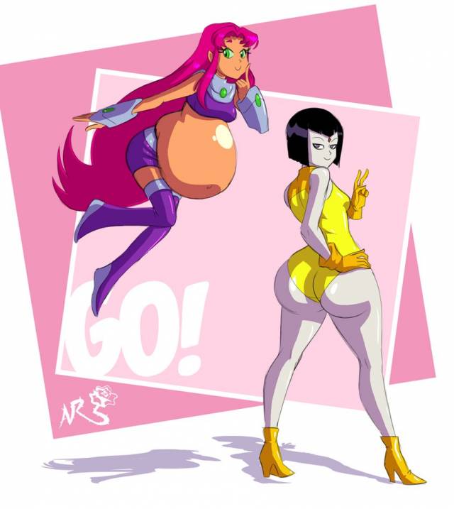 lady legasus+raven+starfire