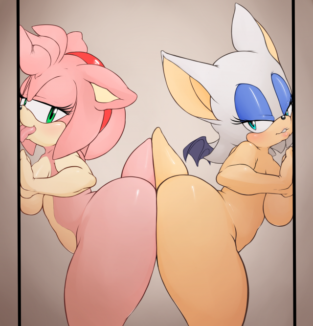 amy rose+rouge the bat