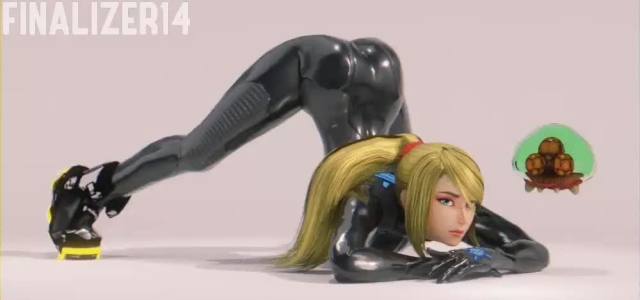 metroid (creature),samus aran,zero suit samus