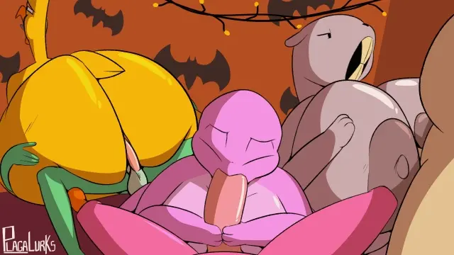 brittle (plaga),chipper (plaga),original character,pecky (plaga)
