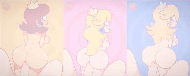 princess daisy,princess peach,princess rosalina