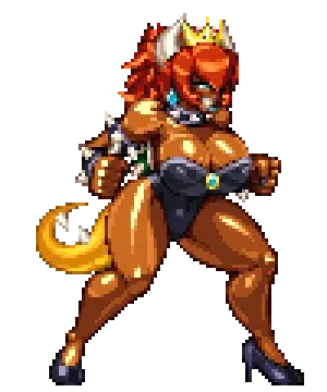 bowsette,red bowsette