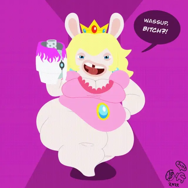 rabbid,rabbid peach