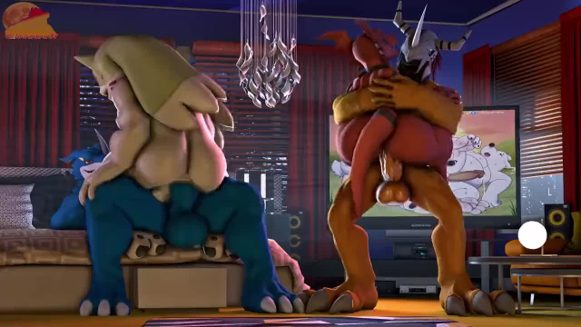 exveemon,gargomon,guilmon,wargreymon