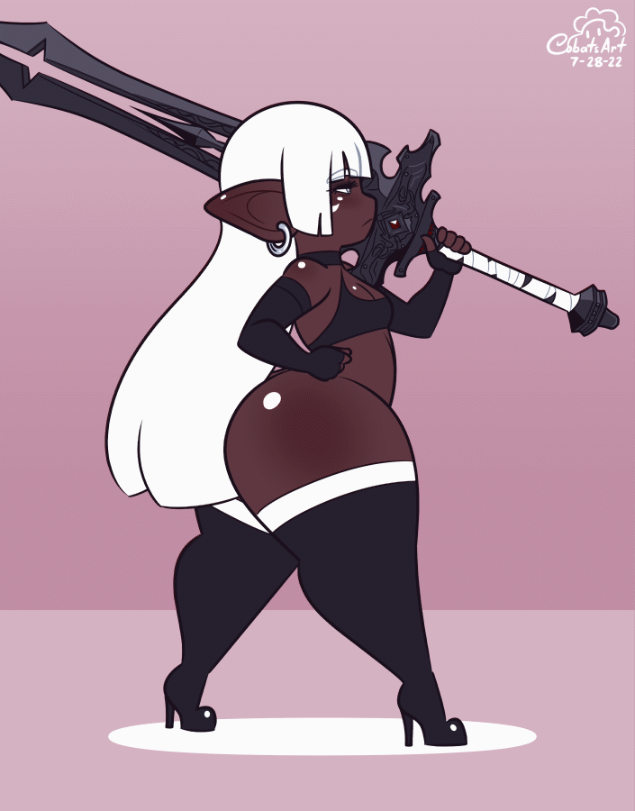 lalafell,mary muffin (cobatsart)